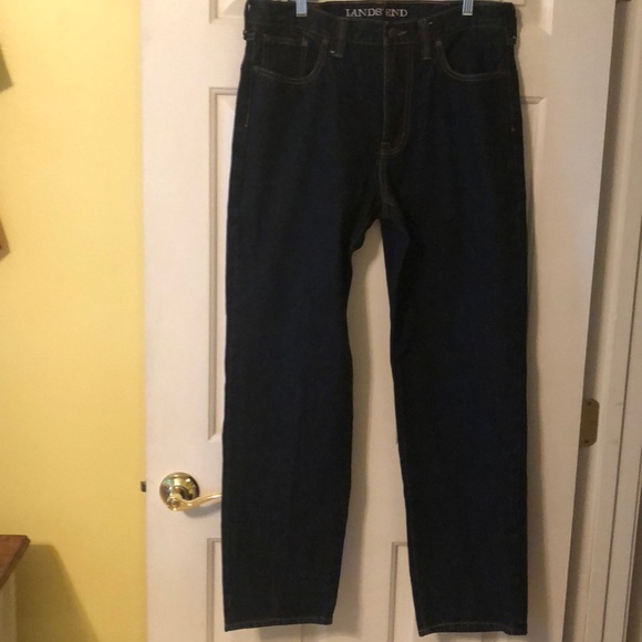 Land’s End Traditional Fit Men’s Jeans - Picture 2 of 5